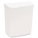 Hospeco Wall Mount Sanitary Napkin Receptacle-Abs, Ppc Plastic, 1 Gal, White - HOS250201W - TotalRestroom.com