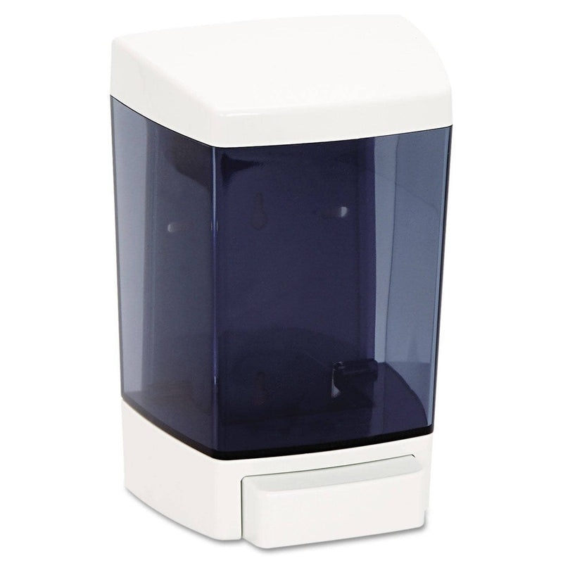 Impact Clearvu Plastic Liquid Soap Dispenser, 46 Oz, 5.5" X 4.25" X 8.5, White - IMP9346 - TotalRestroom.com