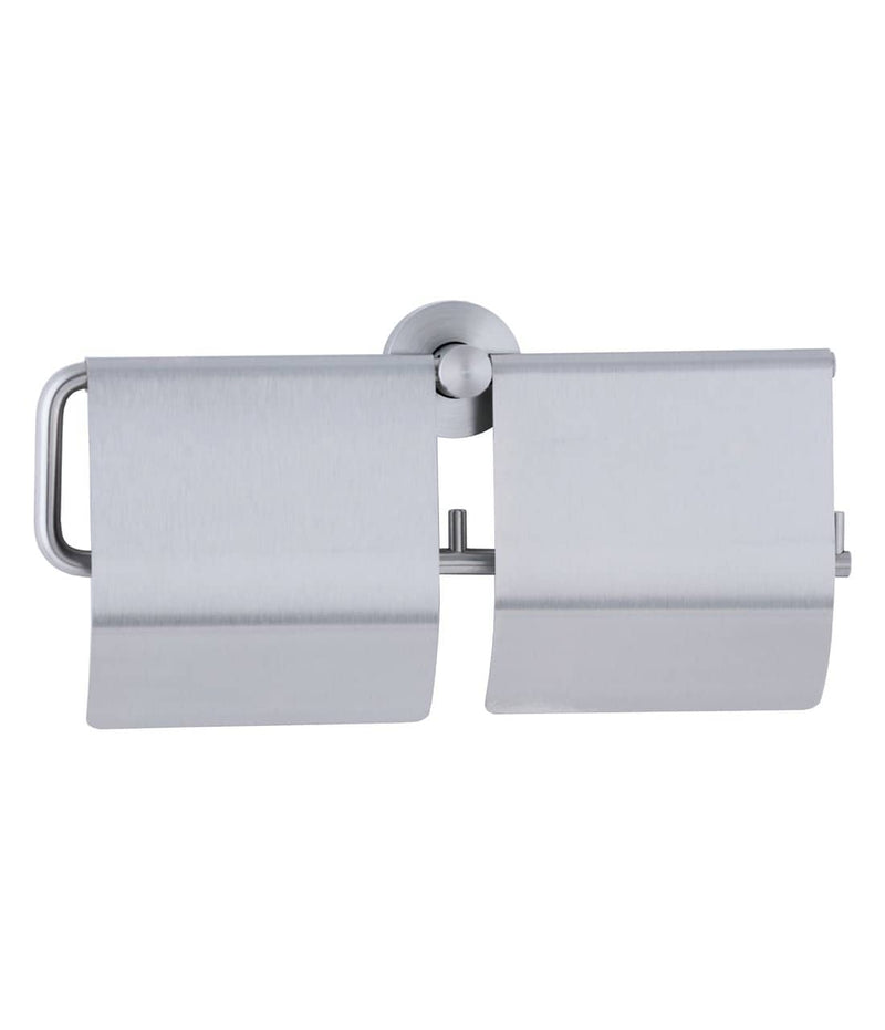 Bobrick B-548 Double Toilet Tissue Dispenser with Hood