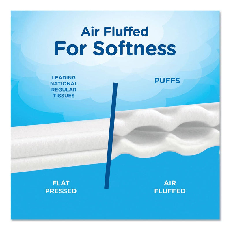 Puffs Plus Lotion Facial Tissue, 1-Ply, White, 56 Sheets/Box, 24 Boxes/Carton - PGC34899CT - TotalRestroom.com