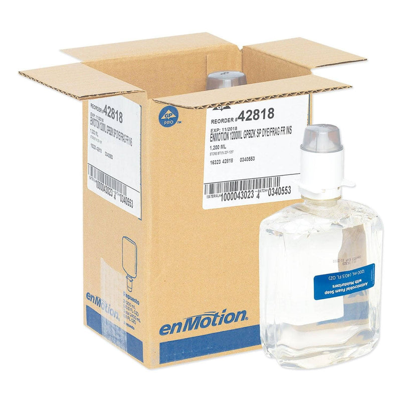 Georgia Pacific Gp Enmotion Automated Touchless Soap Refill, Unscented, 1200 Ml, 2/Carton - GPC42818 - TotalRestroom.com