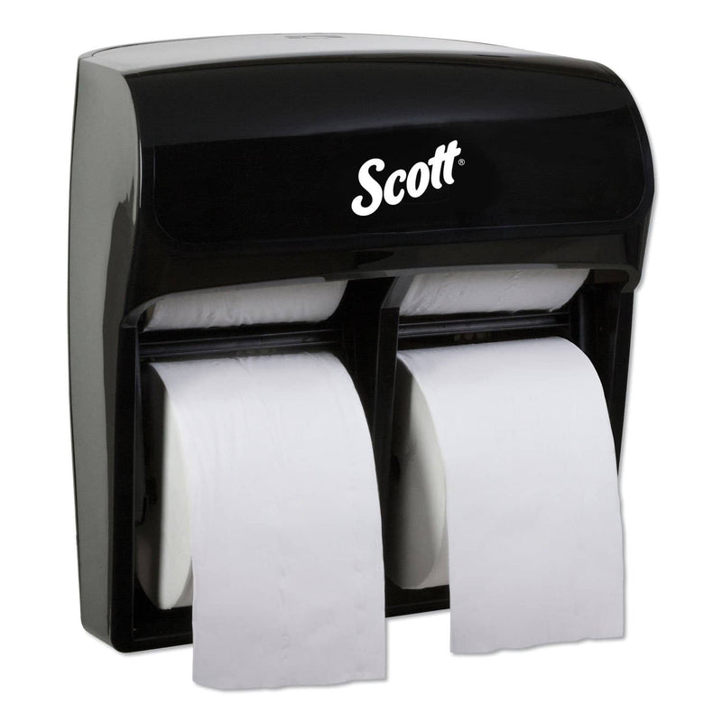 Scott Pro High Capacity Coreless Srb Tissue Dispenser, 11 1/4 X 6 5/16 X 12 3/4, Black - KCC44518 - TotalRestroom.com