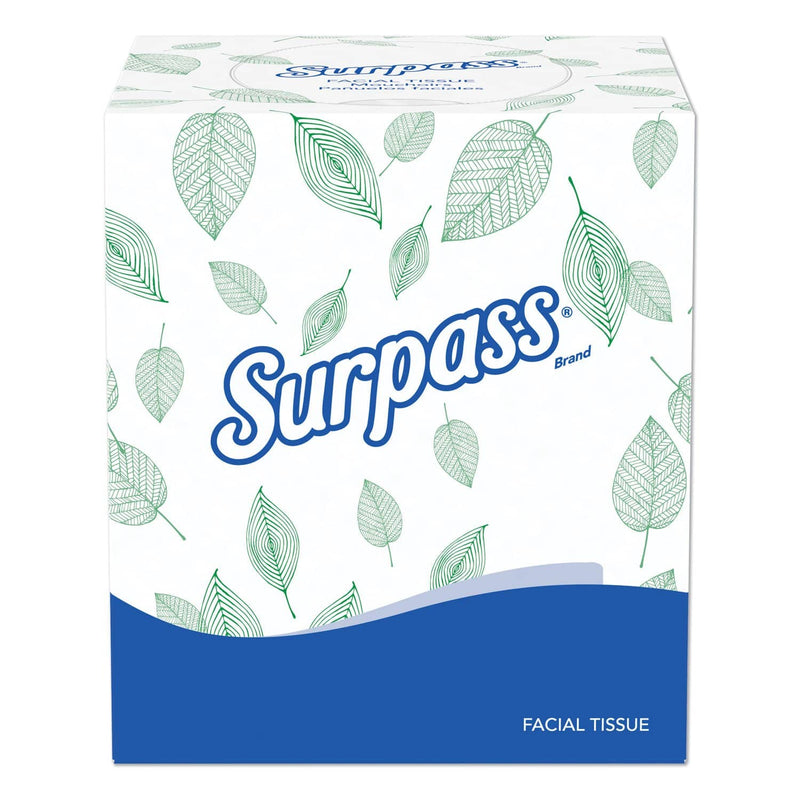 Surpass Facial Tissue, 2-Ply, White, Pop-Up Box, 110/Box, 36 Boxes/Carton - KCC21320 - TotalRestroom.com