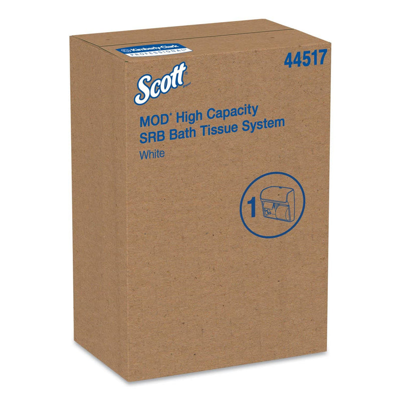Scott Pro High Capacity Coreless Srb Tissue Dispenser, 11 1/4 X 6 5/16 X 12 3/4, White - KCC44517 - TotalRestroom.com
