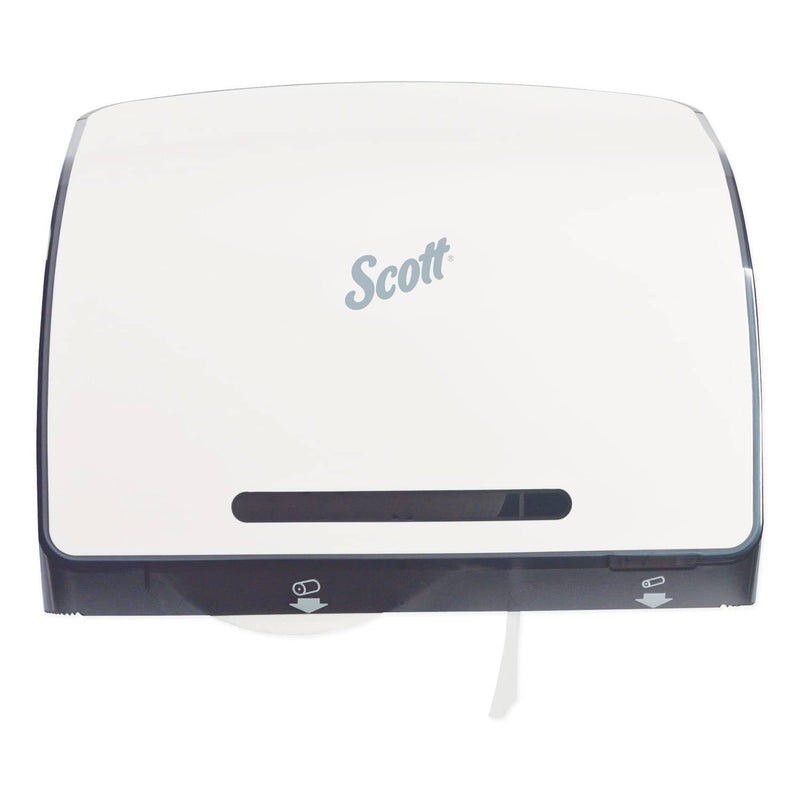 Scott Pro Coreless Jumbo Roll Tissue Dispenser, 14 1/10 X 5 4/5 X 10 2/5, White - KCC34832 - TotalRestroom.com