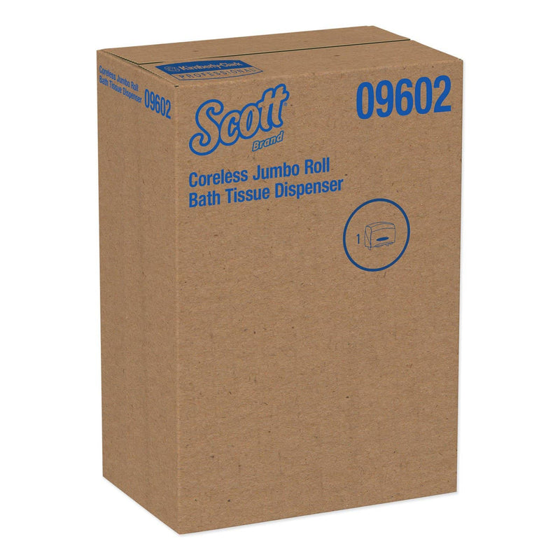 Scott Essential Coreless Jumbo Roll Tissue Dispenser, 14.25 X 6 X 9.7, Black - KCC09602 - TotalRestroom.com
