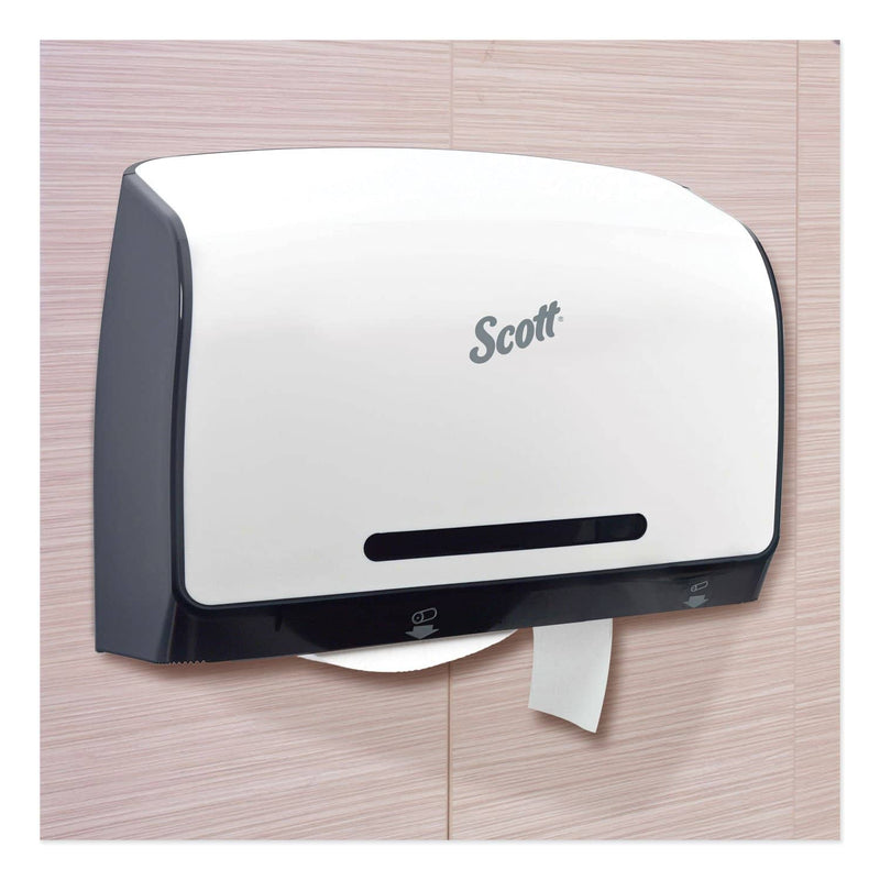 Scott Pro Coreless Jumbo Roll Tissue Dispenser, 14 1/10 X 5 4/5 X 10 2/5, White - KCC34832 - TotalRestroom.com
