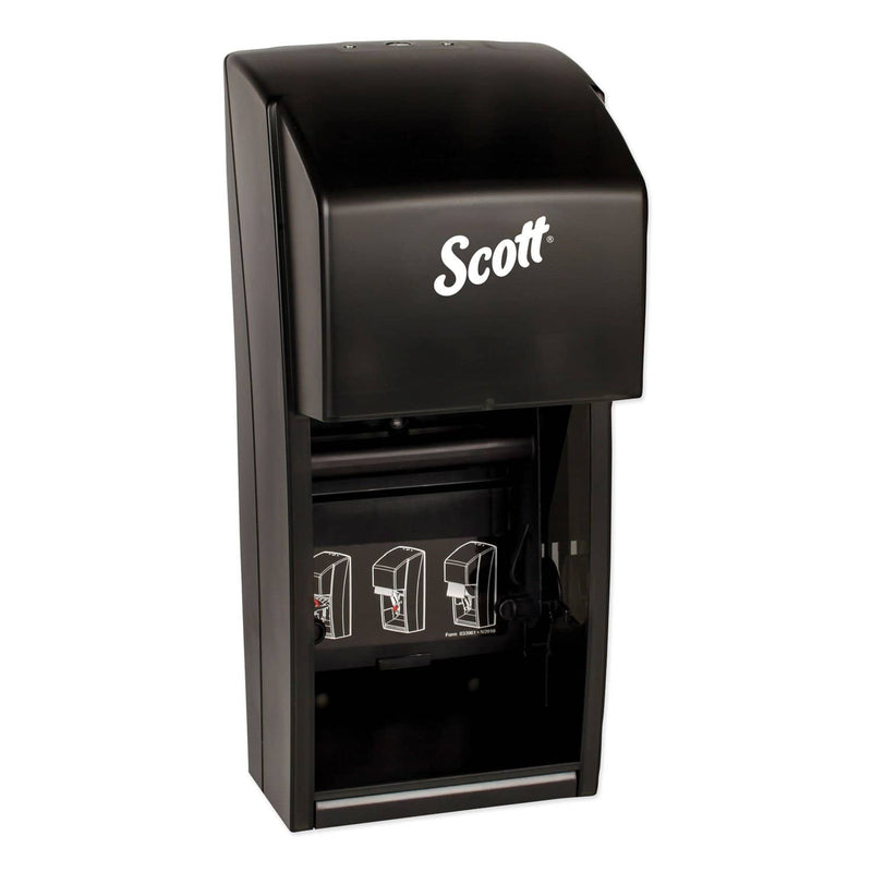 Scott Essential Srb Tissue Dispenser, 6 6/10 X 6 X 13 6/10, Plastic, Smoke - KCC09021 - TotalRestroom.com