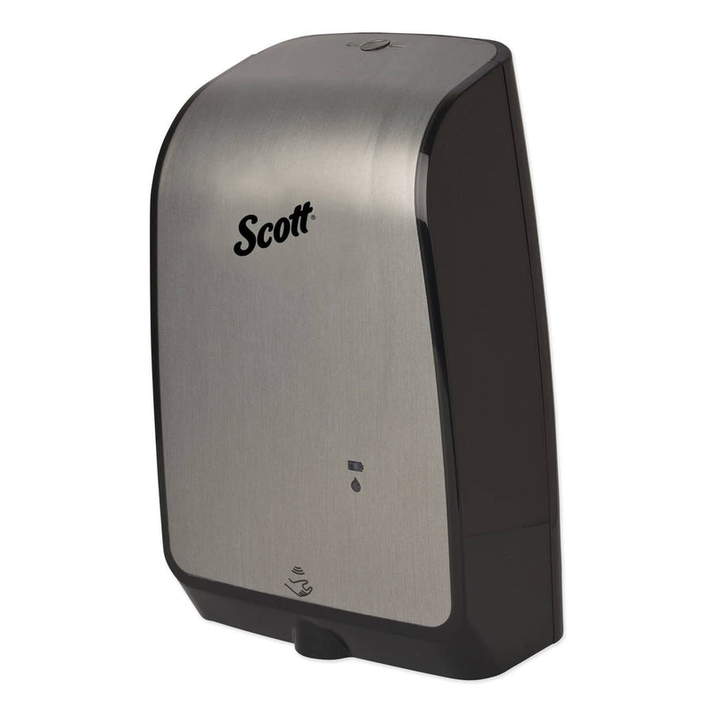 Scott Electronic Foam Skin Care Dispenser, 1200 Ml, 7.3" X 4" X 11.7", Brushed Metallic - KCC32508 - TotalRestroom.com