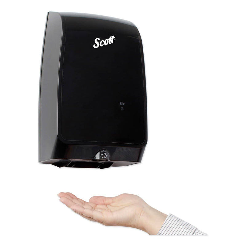 Scott Electronic Foam Skin Care Dispenser, 1200 Ml, 7.3" X 4" X 11.7", Black - KCC32504 - TotalRestroom.com