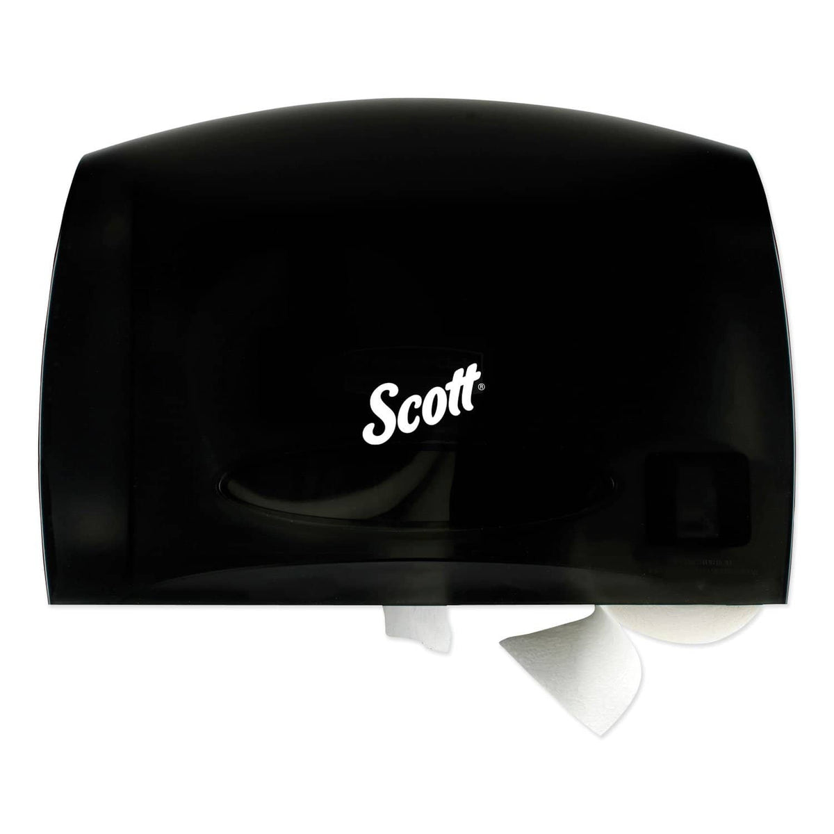Scott Essential Coreless Jumbo Roll Tissue Dispenser, 14.25 X 6 X 9.7, Black - KCC09602 - TotalRestroom.com