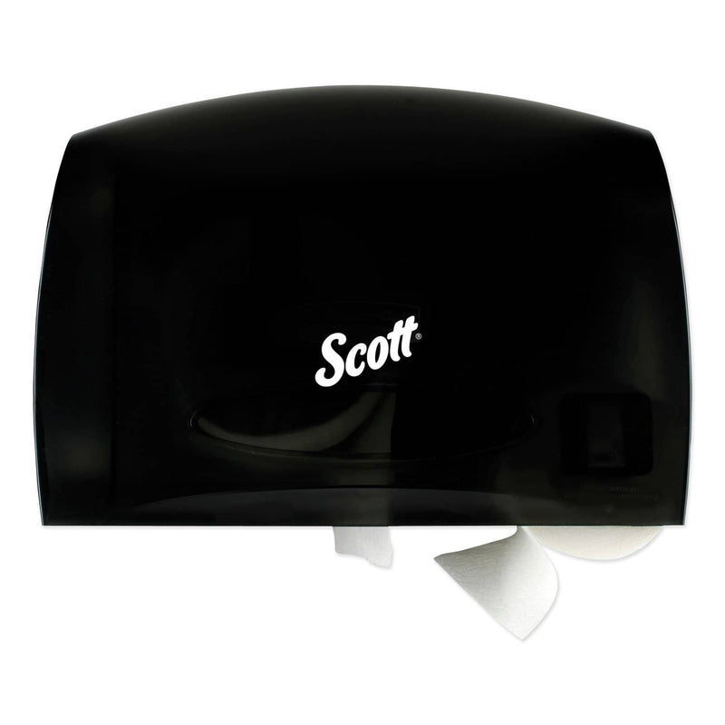 Scott Essential Coreless Jumbo Roll Tissue Dispenser, 14.25 X 6 X 9.7, Black - KCC09602 - TotalRestroom.com
