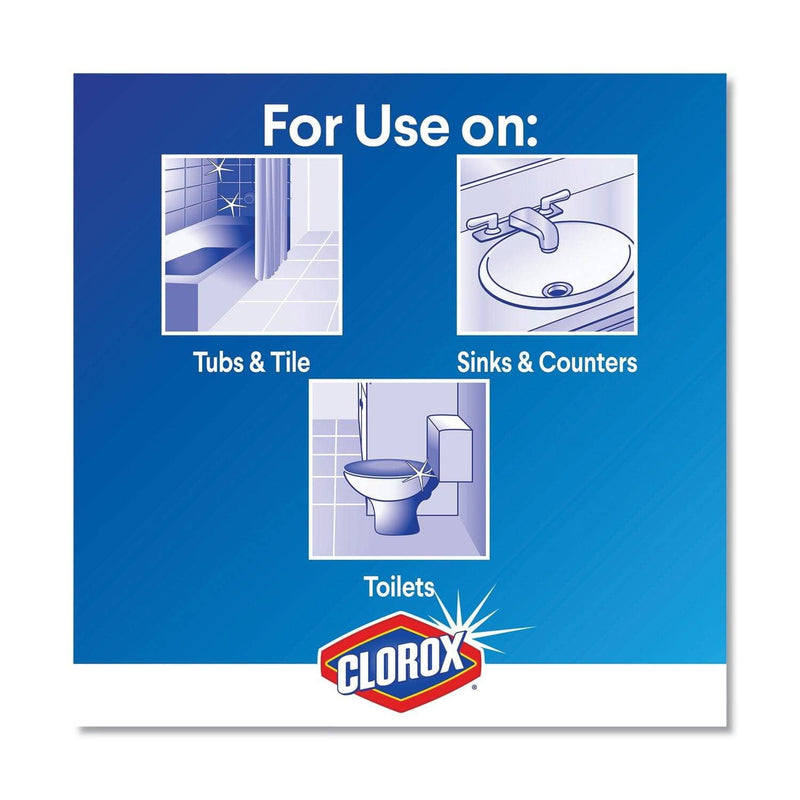 Clorox Bleach Foamer Bathroom Spray, Fresh Scent, 30 Oz Spray Bottle - CLO31088EA - TotalRestroom.com