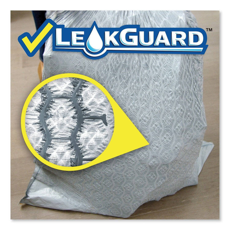 Glad Forceflexplus Odorshield Tall Kitchen Drawstring Trash Bags, 13 Gal, 0.96 Mil, 24" X 28", White, 28/Box - CLO79018BX - TotalRestroom.com