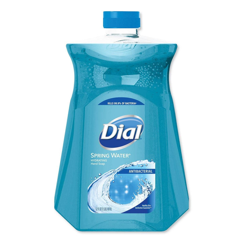 Dial Antibacterial Liquid Hand Soap, Spring Water, 52 Oz Bottle - DIA17010EA - TotalRestroom.com