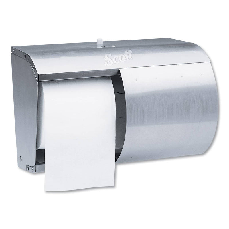Scott Pro Coreless Srb Tissue Dispenser, 7 1/10 X 10 1/10 X 6 2/5, Stainless Steel - KCC09606 - TotalRestroom.com