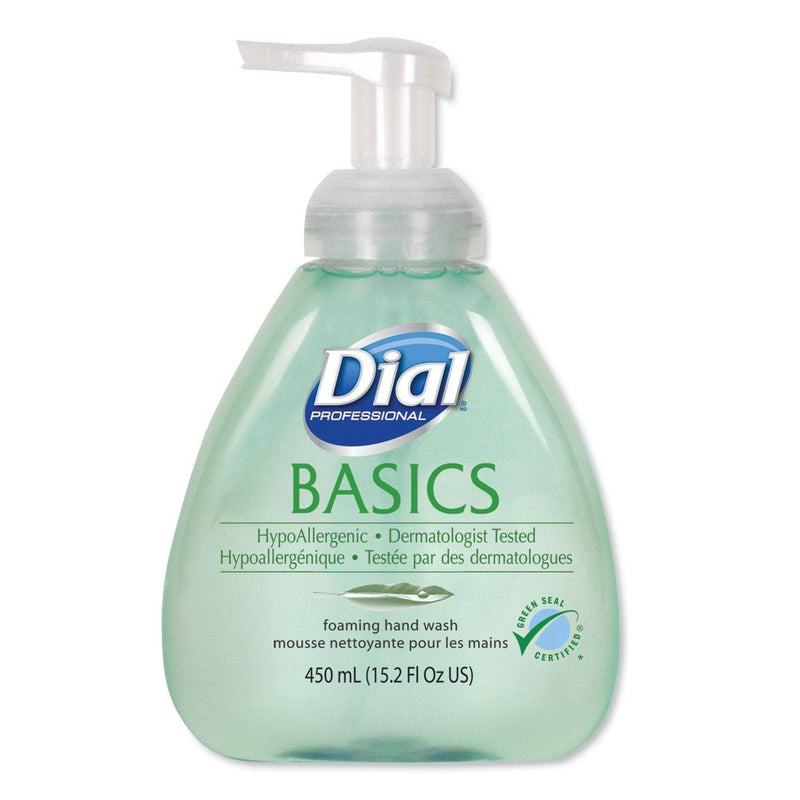 Dial Basics Foaming Hand Soap, Honeysuckle, 15.2 Oz Pump Bottle - DIA98609EA - TotalRestroom.com