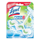 Lysol Power & Fresh 6 Automatic Toilet Bowl Cleaner, Forest Rain, 1.37 Oz Clip-On - RAC96083EA - TotalRestroom.com