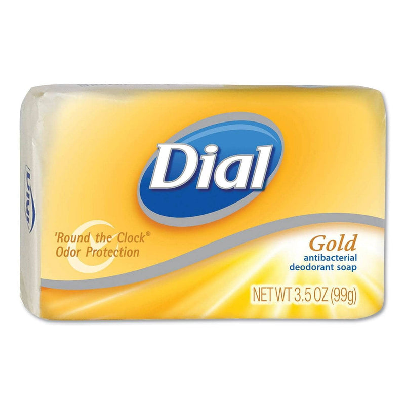 Dial Deodorant Bar Soap, Pleasant, Gold, 4Oz Bar, 72/Carton - DIA02401 - TotalRestroom.com