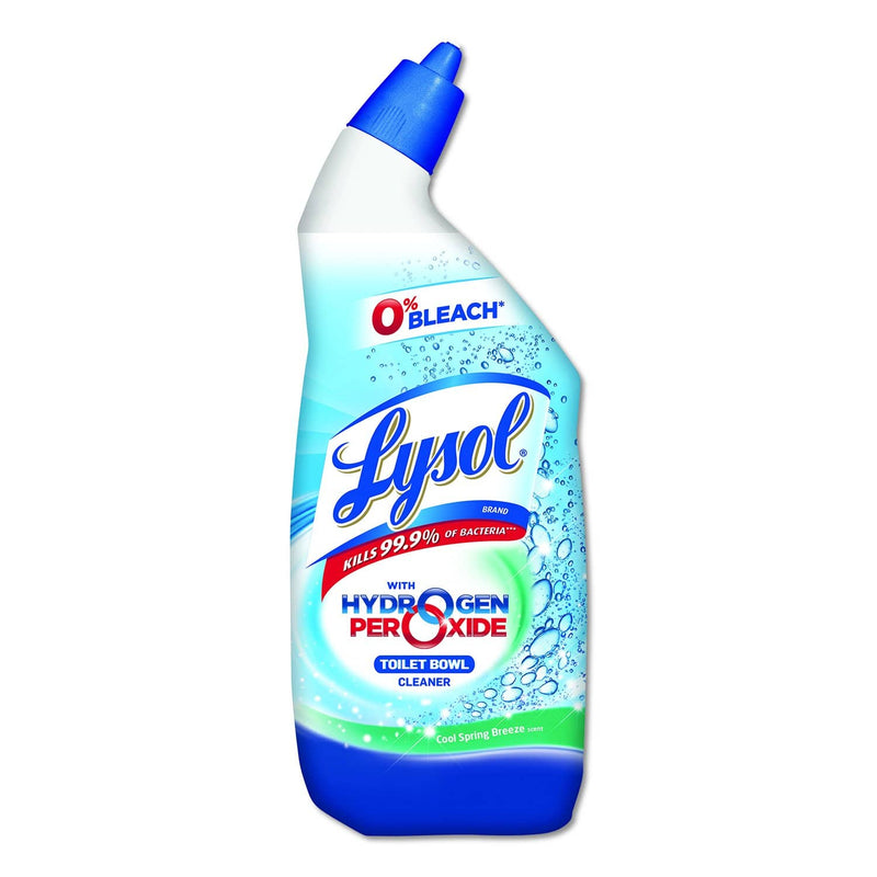 Lysol Toilet Bowl Cleaner With Hydrogen Peroxide, Cool Spring Breeze, 24 Oz, 9/Carton - RAC98011 - TotalRestroom.com