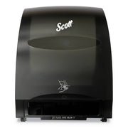 Scott Essential Electronic Hard Roll Towel Dispenser, 12.7W X 9.572D X 15.761H, Black - KCC48860 - TotalRestroom.com