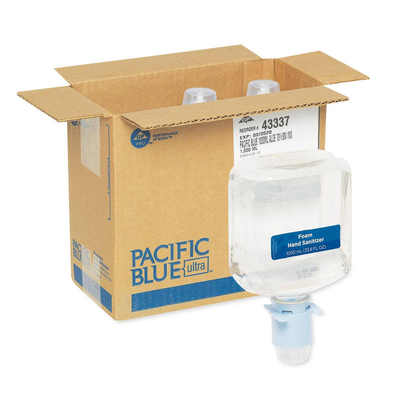 Georgia Pacific Pacific Blue Ultra Automated Sanitizer Dispenser Refill, 1000 Ml Bottle, 3/Ct - GPC43337 - TotalRestroom.com