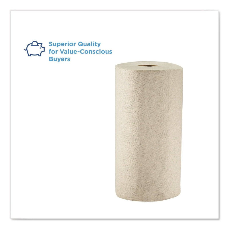 Georgia Pacific Pacific Blue Basic Perforated Paper Towel, 11 X 8 4/5, Brown, 250/Roll, 12 Rl/Ct - GPC28290 - TotalRestroom.com