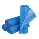 Interplast High-Density Commercial Can Liners, 33 Gal, 14 Microns, 30" X 43", Blue, 250/Carton - IBSBRS304314BL - TotalRestroom.com