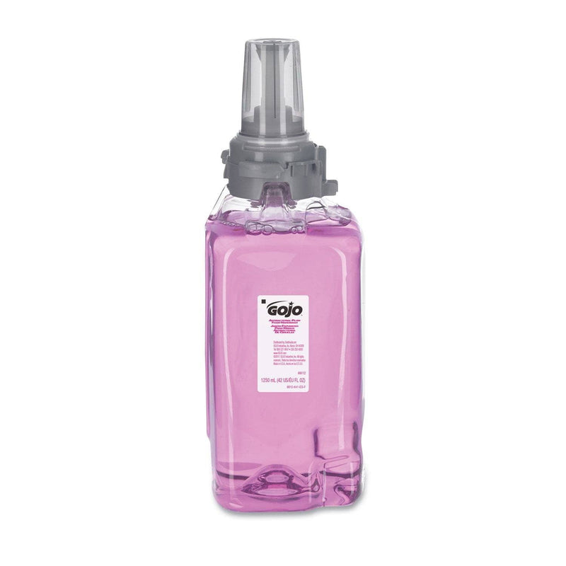 Gojo Antibacterial Foam Handwash, Refill, Plum, 1250Ml Refill, 3/Carton - GOJ881203CT - TotalRestroom.com