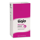Gojo Rich Pink Antibacterial Lotion Soap Refill, 5000Ml, Floral Scent, Pink, 2/Carton - GOJ7520 - TotalRestroom.com