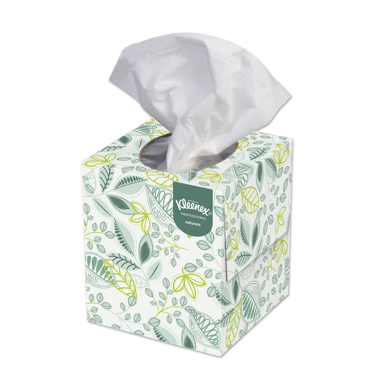 Kleenex Naturals Facial Tissue, 2-Ply, White, 95 Sheets/Box, 36 Boxes/Carton - KCC21272 - TotalRestroom.com