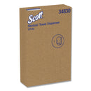 Scott Control Slimfold Towel Dispenser, 9.88 X 2.88 X 13.75, White - KCC34830 - TotalRestroom.com