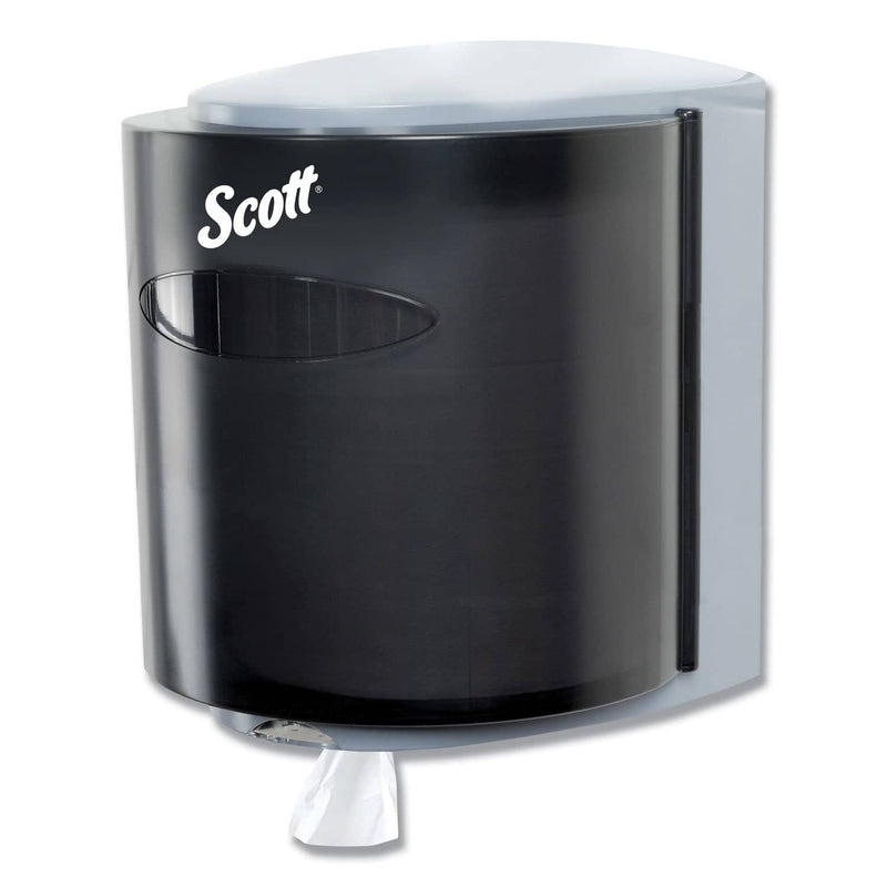 Scott Roll Control Center Pull Towel Dispenser, 10 3/10W X9 3/10 X11 9/10H, Smoke/Gray - KCC09989 - TotalRestroom.com