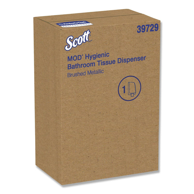 Scott Pro Coreless Jumbo Roll Tissue Dispenser, 7.37" X 14" X 6.125", Stainless - KCC39729 - TotalRestroom.com