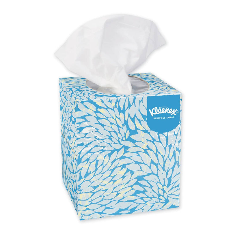 Kleenex Boutique White Facial Tissue, 2-Ply, Pop-Up Box, 95 Sheets/Box, 6 Boxes/Pack - KCC21271 - TotalRestroom.com