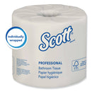 Scott Essential Standard Roll Bathroom Tissue, Septic Safe, 2-Ply, White, 550 Sheets/Roll, 80 Rolls/Carton - KCC42108 - TotalRestroom.com