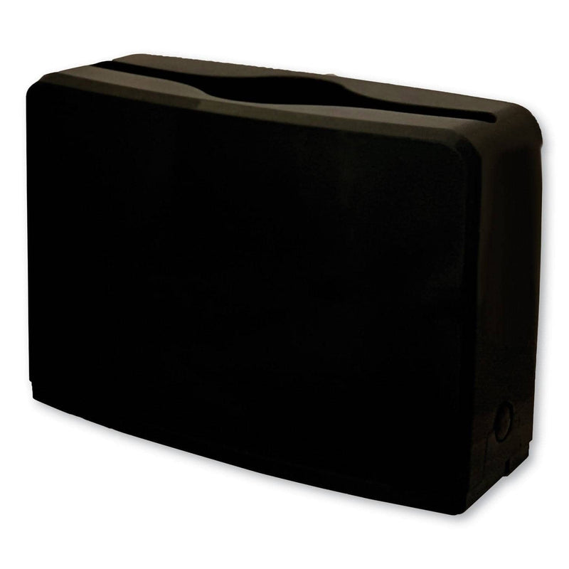 GEN Countertop Folded Towel Dispenser, 10.63" X 7.28" X 4.53", Black - GEN1607 - TotalRestroom.com