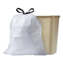 Glad Odorshield Tall Kitchen Drawstring Bags, 13 Gal, 0.95 Mil, 24" X 27.38", White, 240/Carton - CLO78900 - TotalRestroom.com