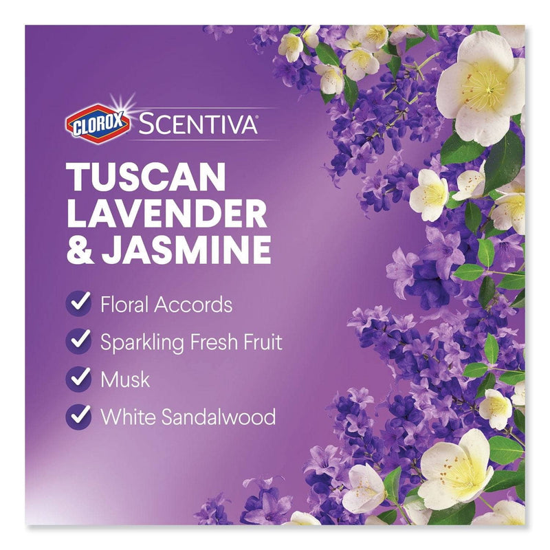 Clorox Scentiva Manual Toilet Bowl Cleaner, Tuscan Lavender & Jasmine, 24 Oz, 6/Ct - CLO31786 - TotalRestroom.com