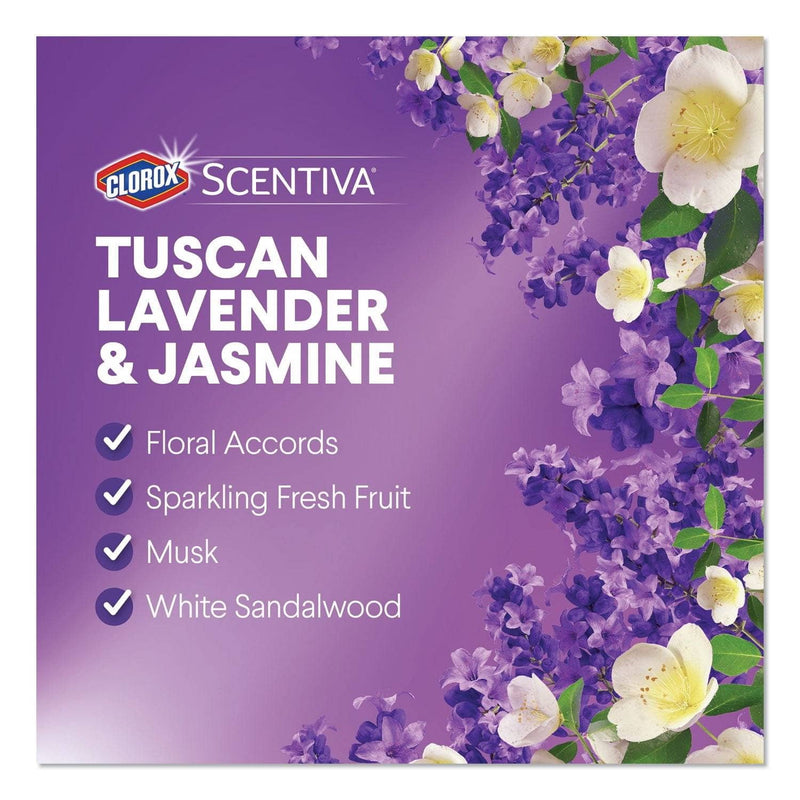 Clorox Scentiva Manual Toilet Bowl Cleaner, Tuscan Lavender & Jasmine, 24 Oz Bottle - CLO31786EA - TotalRestroom.com