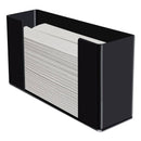 Kantek Multifold Paper Towel Dispenser, Acrylic, 12.5 X 4.4 X 7, Black - KTKAH190B - TotalRestroom.com