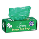 Poopy Pouch Universal Pet Waste Bags, 17 Microns, 8" X 13", Green, 2,000/Carton - CWDPPRB200 - TotalRestroom.com