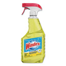 Windex Multi-Surface Disinfectant Cleaner, Lemon Scent, 23 Oz Spray Bottle, 8/Carton - SJN305498 - TotalRestroom.com