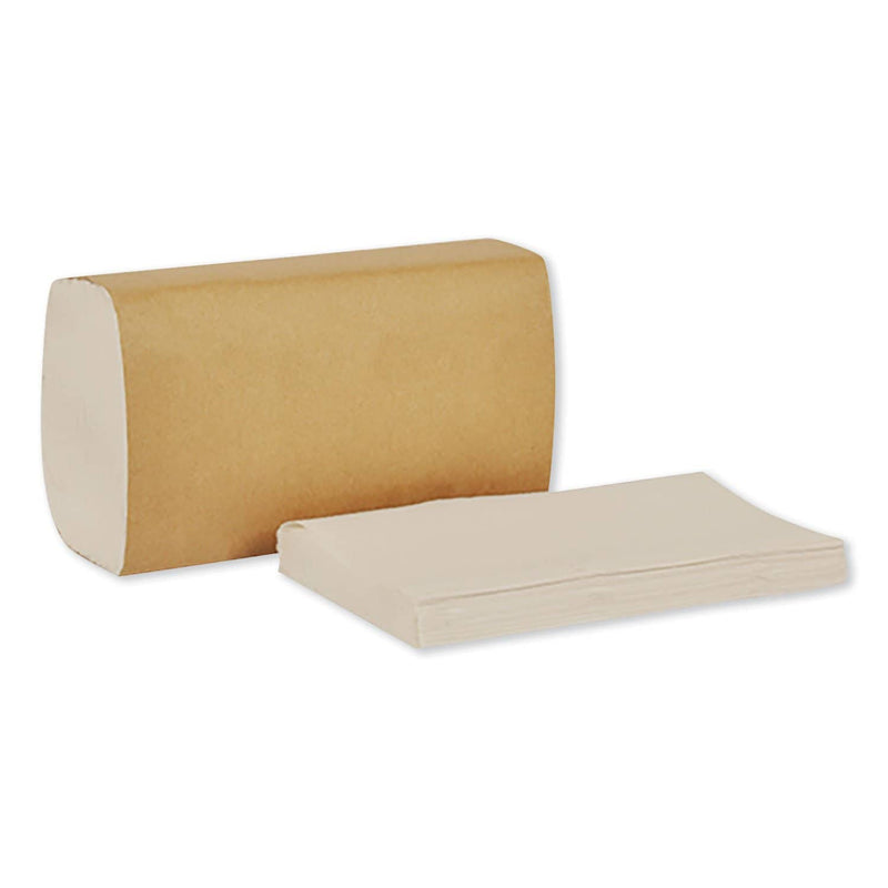 Tork Singlefold Hand Towel, 9.13 X 10.25, Natural White, 250/Pack, 16 Packs/Carton - TRK221845 - TotalRestroom.com