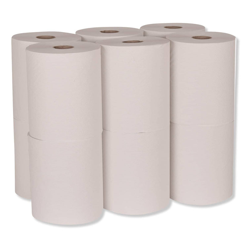 Tork Universal Hand Towel Roll, 7.88" X 600 Ft, White, 12 Rolls/Carton - TRKRB6002 - TotalRestroom.com