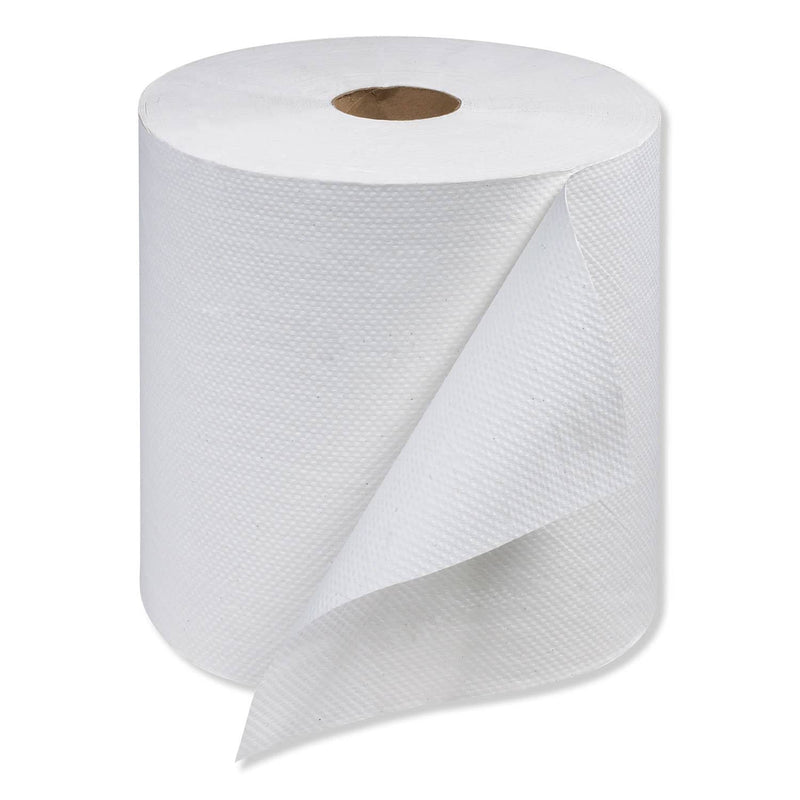 Tork Universal Hand Towel Roll, 7.88" X 800 Ft, White, 6 Rolls/Carton - TRKRB8002 - TotalRestroom.com
