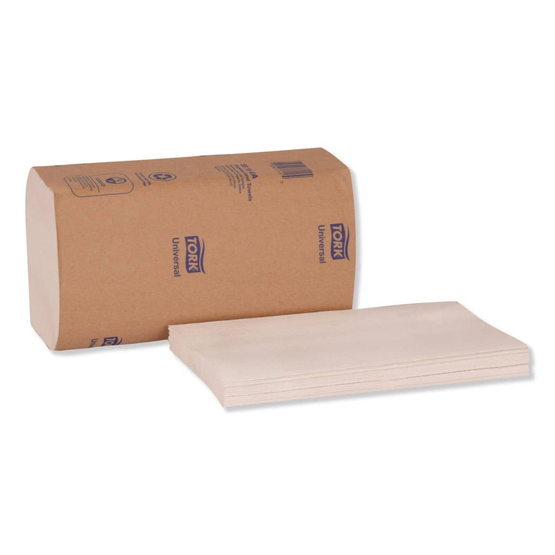 Tork Universal Singlefold Hand Towel, 9.13 X 10.25, White, 250/Pack,16 Packs/Carton - TRKSB1840A - TotalRestroom.com