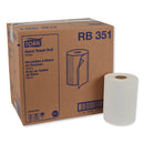 Tork Universal Hardwound Roll Towel, 7.88" X 350 Ft, White, 12/Carton - TRKRB351 - TotalRestroom.com