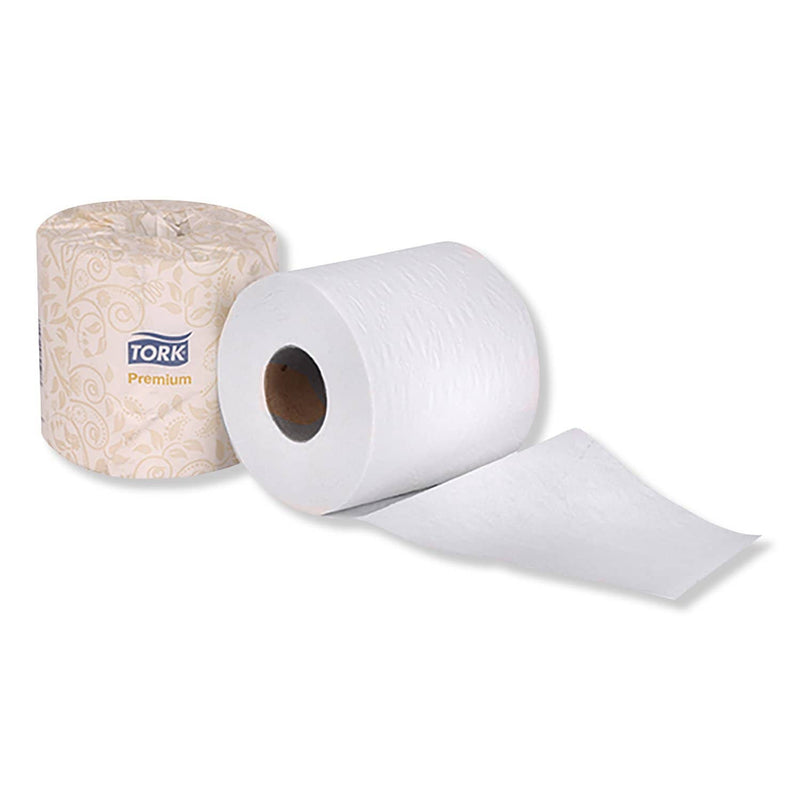 Tork Premium Bath Tissue, Septic Safe, 2-Ply, White, 625 Sheets/Roll, 48 Rolls/Carton - TRK246325 - TotalRestroom.com