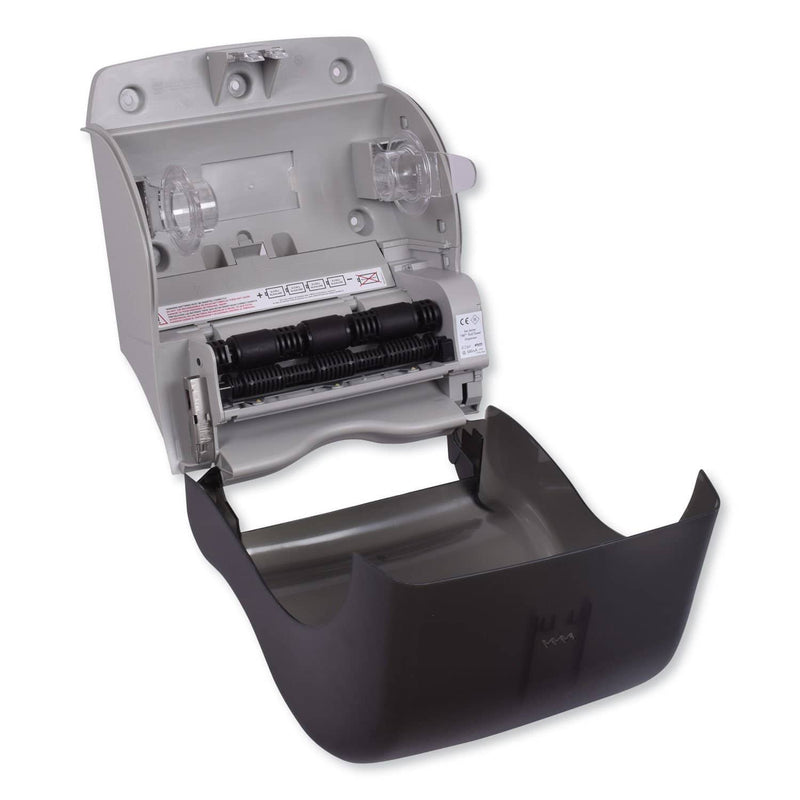 Tork Hand Towel Dispenser, Plastic, 8" X 9.12" X 14.39", Translucent Smoke - TRK86ECO - TotalRestroom.com